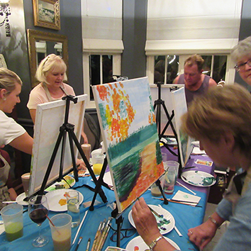 P&V painting evening